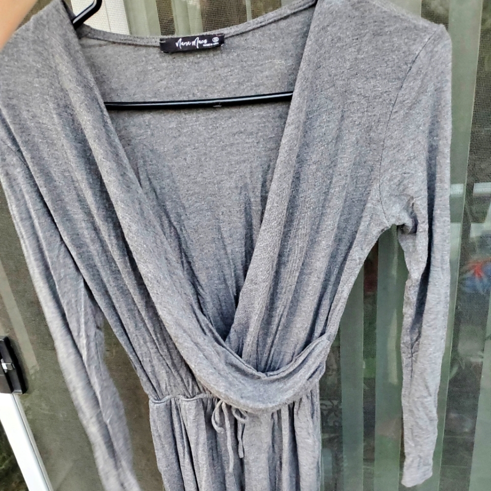 Cozy grey pantsuit